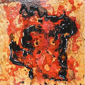 Untitled with Tar and Ink - 4