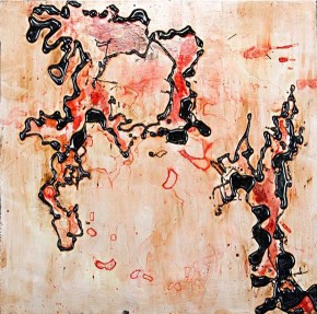 Untitled with Tar and Ink -2