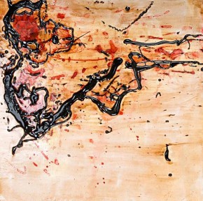 Untitled with Tar and Ink - 3